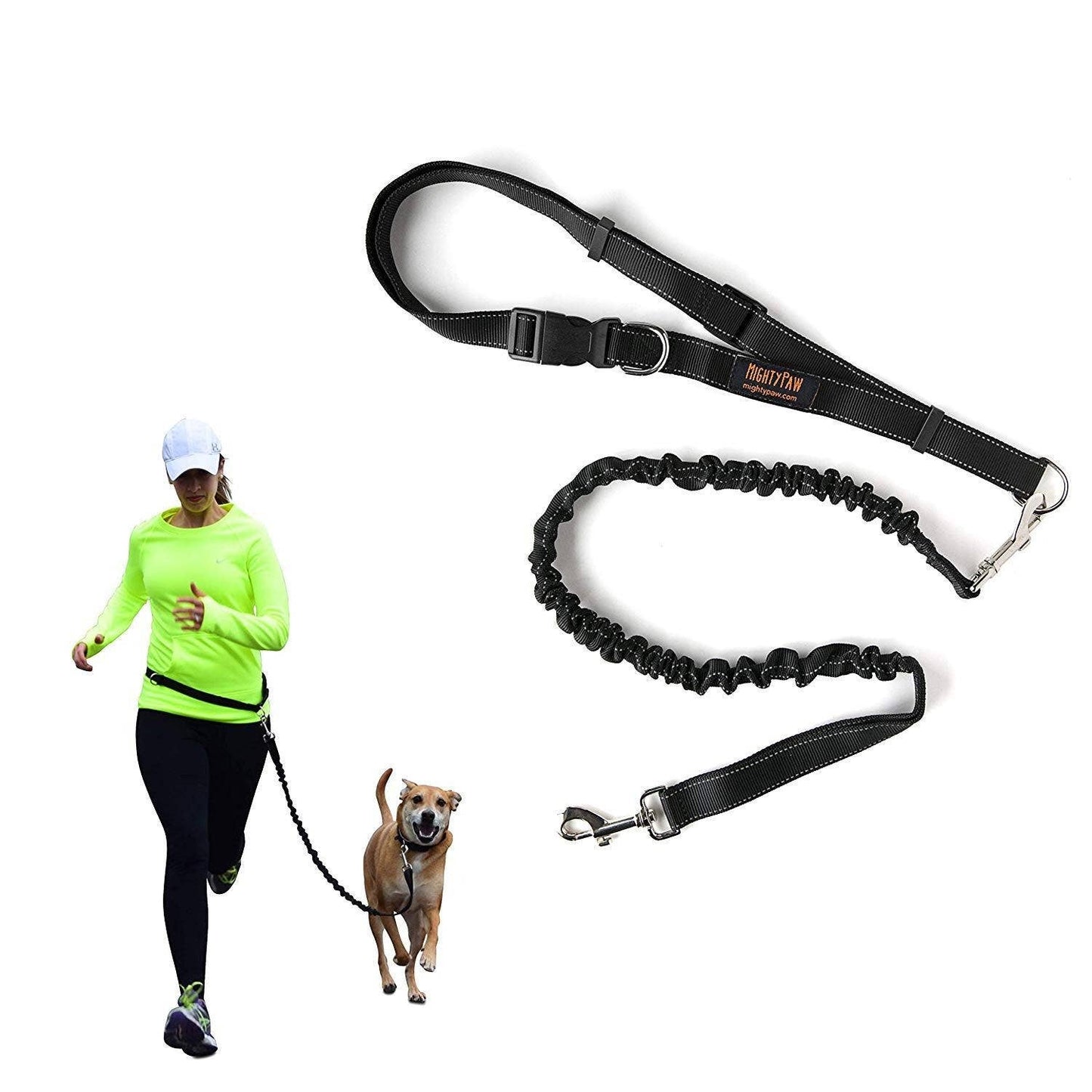 🏃♂️ Mighty Paw Bungee Hands-Free Dog Leash – Run, Walk & Explore Together 🐾