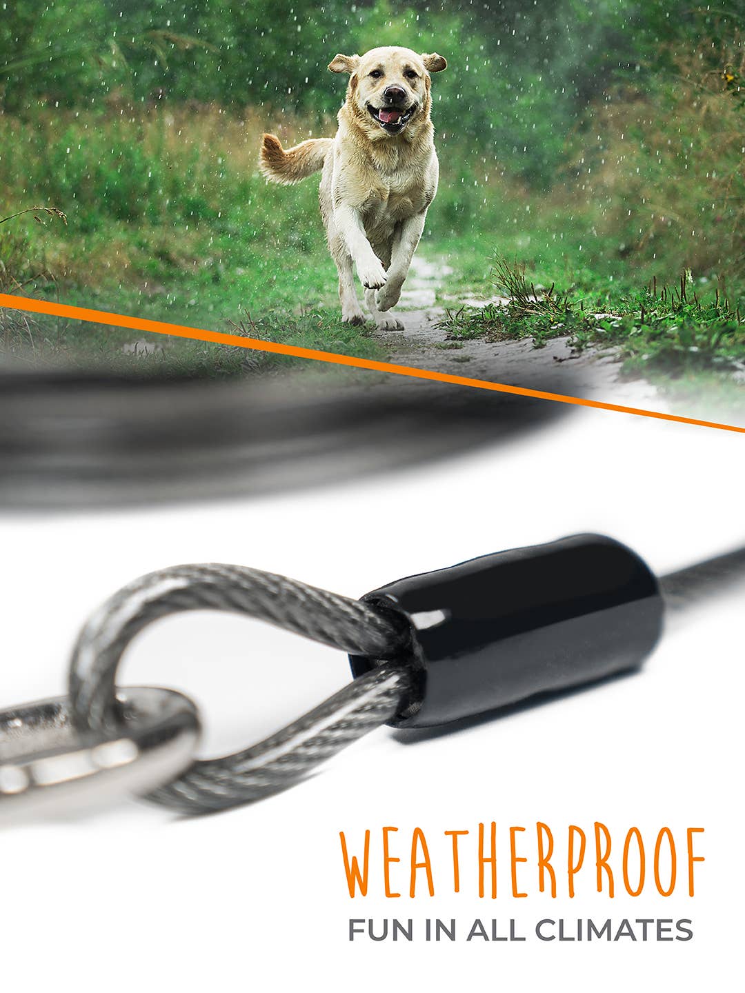 Mighty Paw 30-Foot Tie-Out Cable for Dogs 🐶🌳