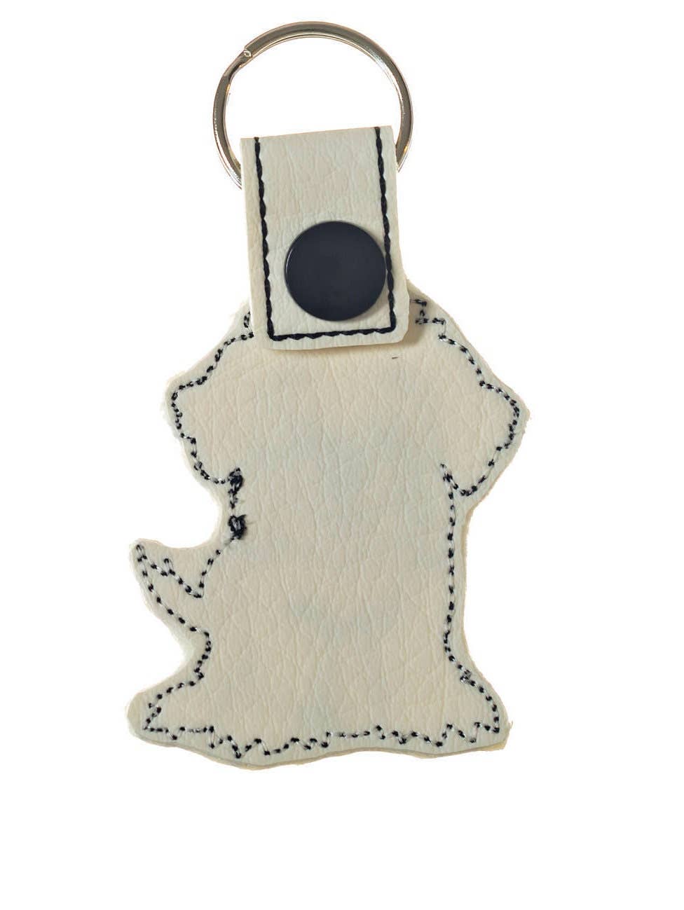 Maltese, Maltipoo, or Westie Key Fob