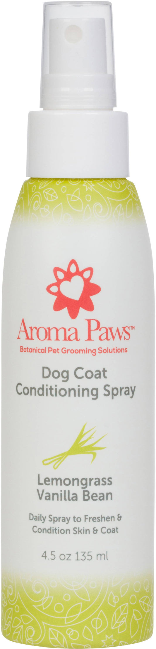 Lemongrass Vanilla Bean Dog Coat Spray 4.5oz