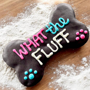 What the FLUFF Bone dog treat