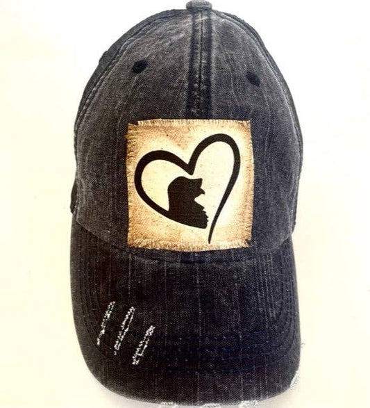 "DOG HEART" TRUCKER HAT