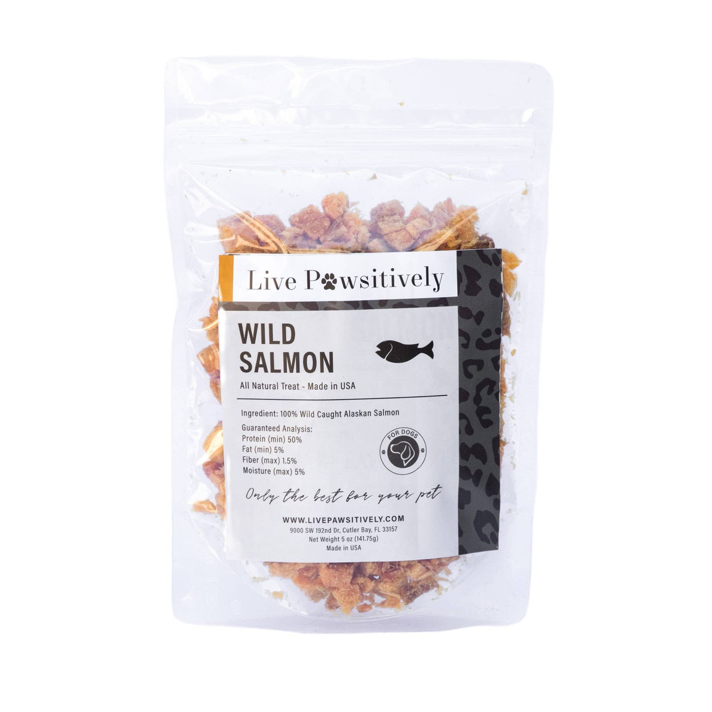 🐟 Dried Salmon Cat & Dog Treats – Single Ingredient, Healthy & Made in the USA