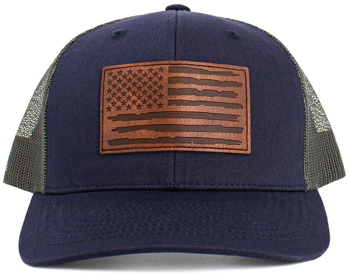 🦅🧢Flag Patch Mesh Ballcap