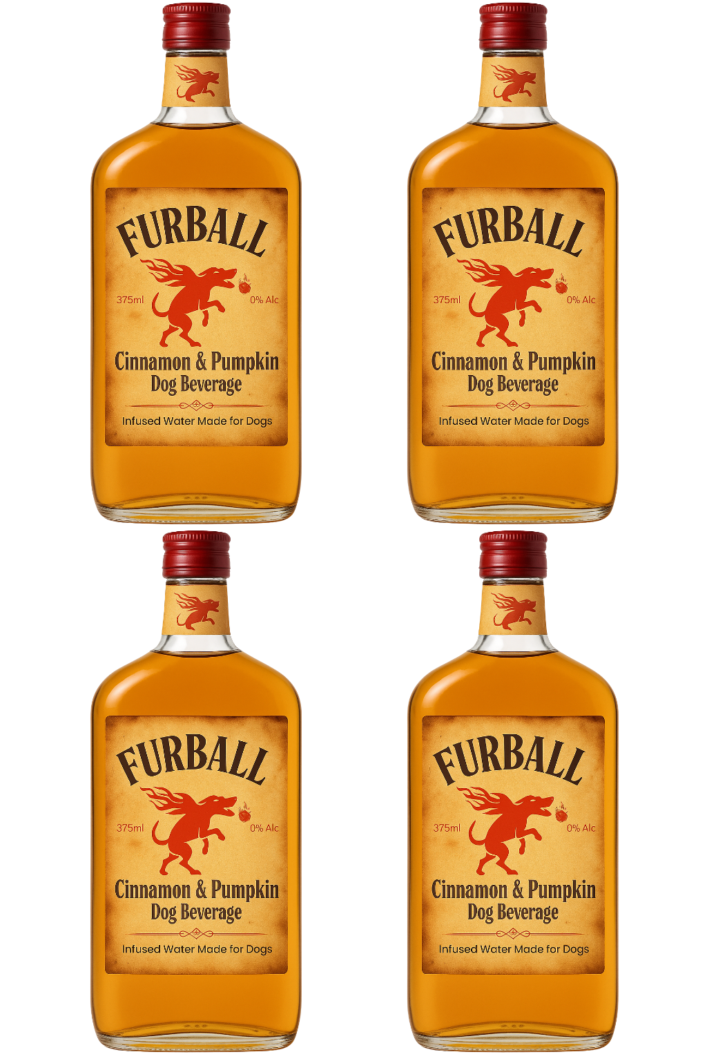 Furball Dog Whiskey Minis 100ml | Pumpkin