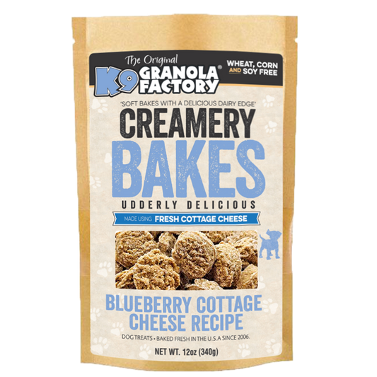 🫐 Blueberry Cottage Cheese BAKES (12oz) | K9 Creamery Gourmet Dog Treats 🐾