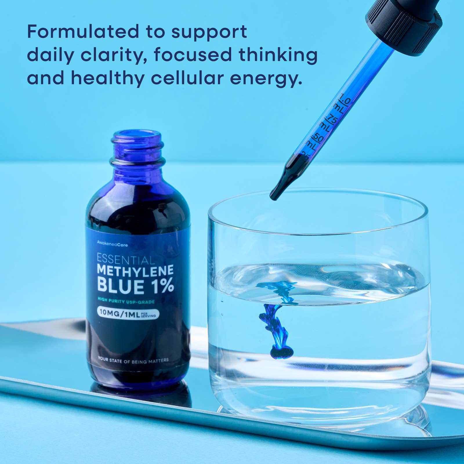 🔬✨1% Methylene Blue – High‑Purity, USP‑Grade Clarity & Cellular Support