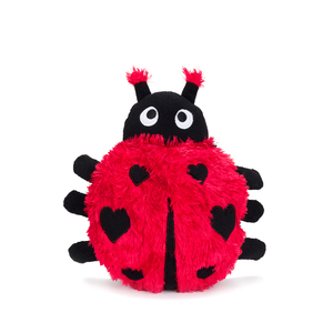 🐞❤️ Fluffy Ladybug Dog Toy – fabdog® fluffies™
