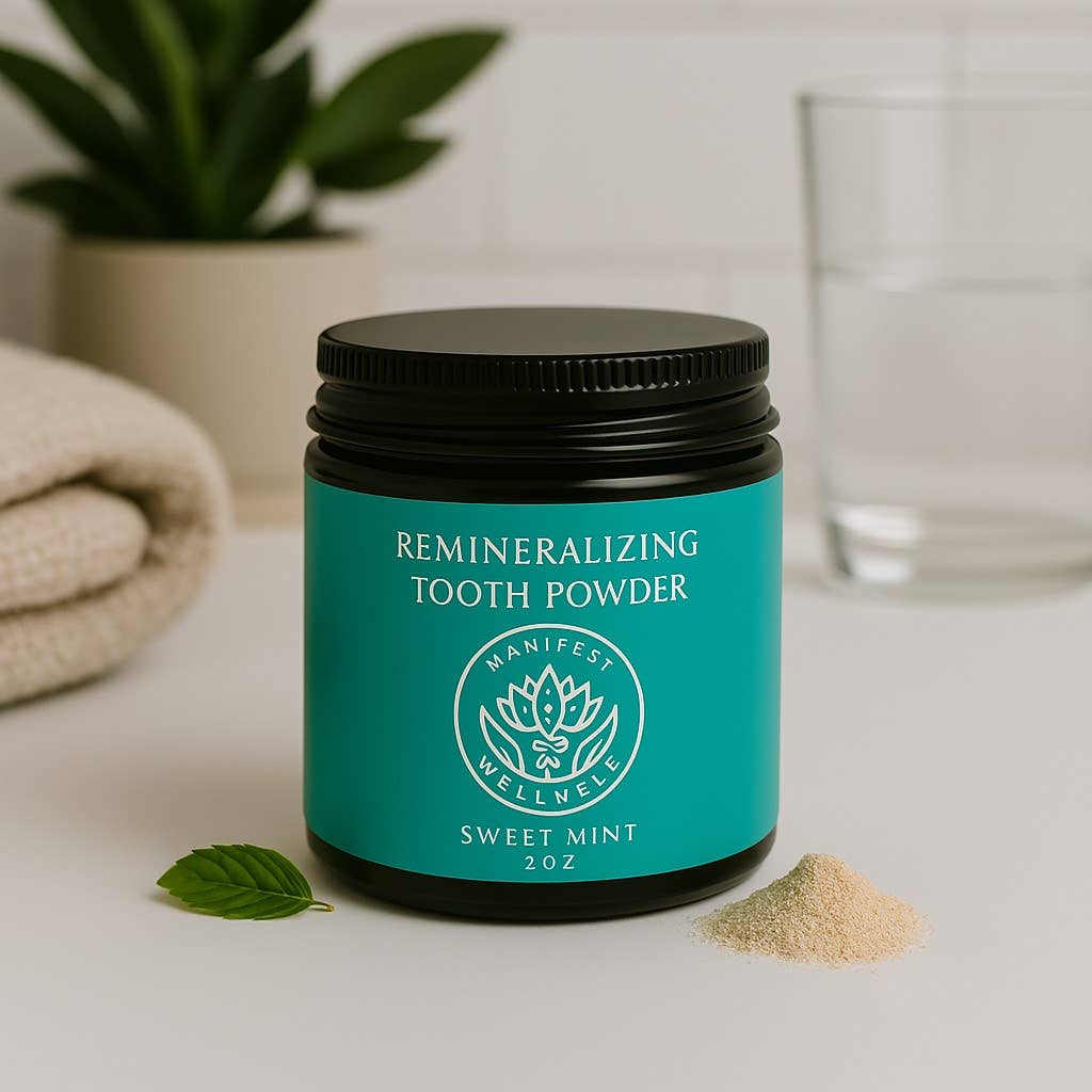 🌿🦷 Sweet Mint Remineralizing Tooth Powder