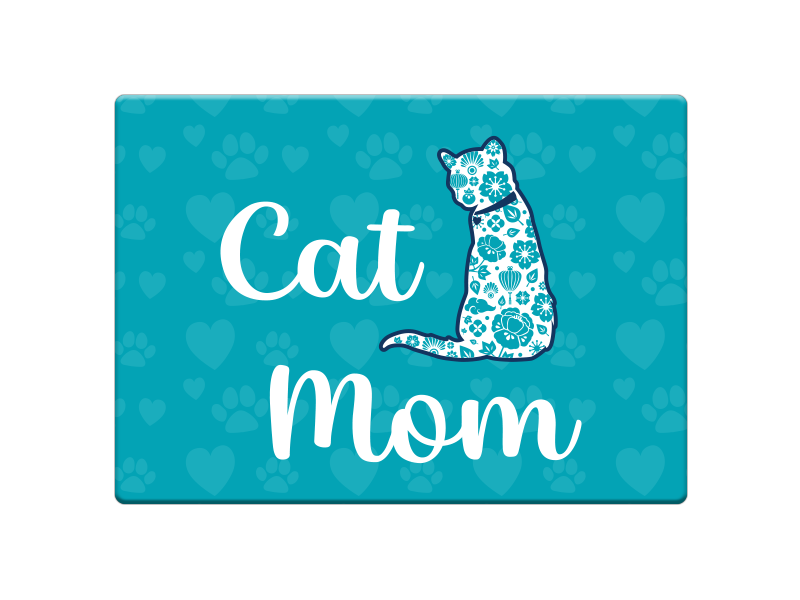 🐈 Rectangle Magnet - Cat Mom