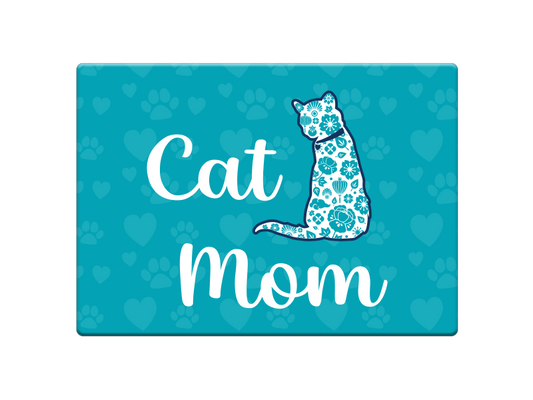 Rectangle Magnet - Cat Mom