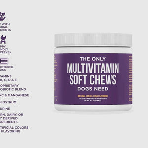 The Only Multivitamin Soft Chews Dogs Need
