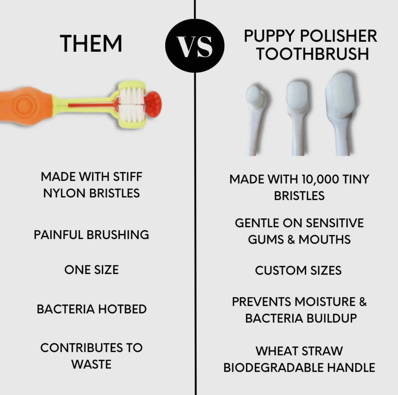 Puppy Polisher Eco Toothbrush - (Medium)