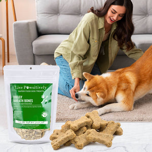 Doggy Breath Bones, Dog treats for better Breath