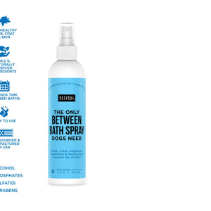 The Only Between Bath Spray Dogs Need - Amber & Sandalwood