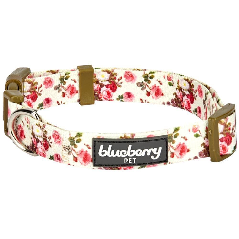 🌹 Best-Selling Floral Dog Collar – Elegant, Durable & Everyday Ready 🐾