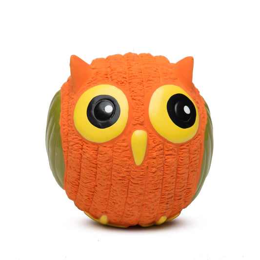 🦉🎾Poppy Owl Ruff-Tex® Ball, Small