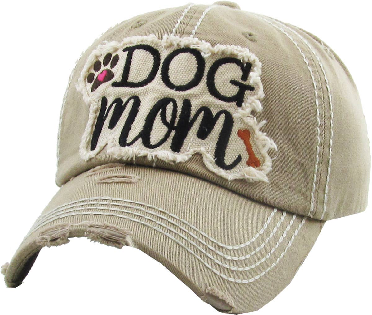 🐕💕🧢DOG MOM WASHED VINTAGE BALLCAP