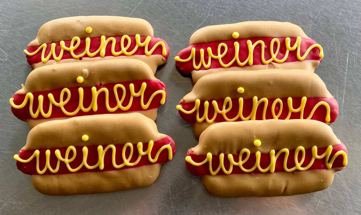 WEINER hot dog summer dog treats