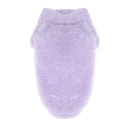 Soft Plush Dog Pullover - Lavender