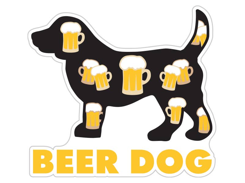 🍺🐾 Beer Dog Sticker