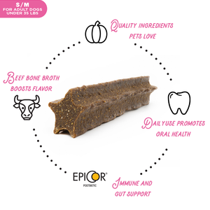 Dental+®, Beef/Gut Support Small/Medium