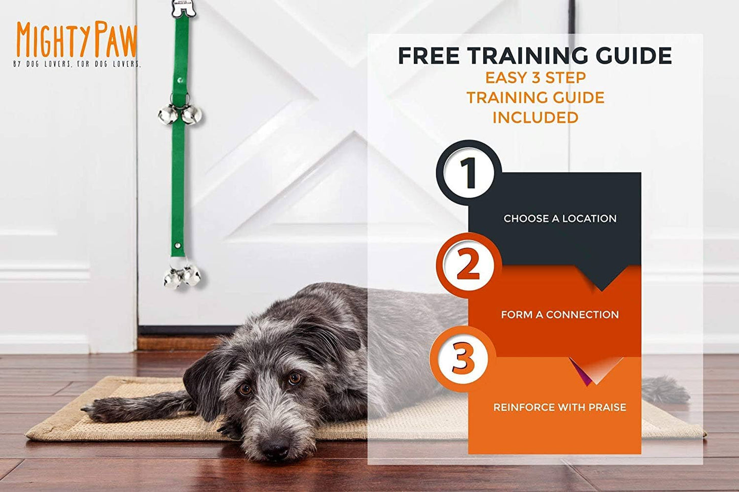 🔔 Mighty Paw Tinkle Bells 2.0 – Premium Dog Potty Training Doorbells 🐾