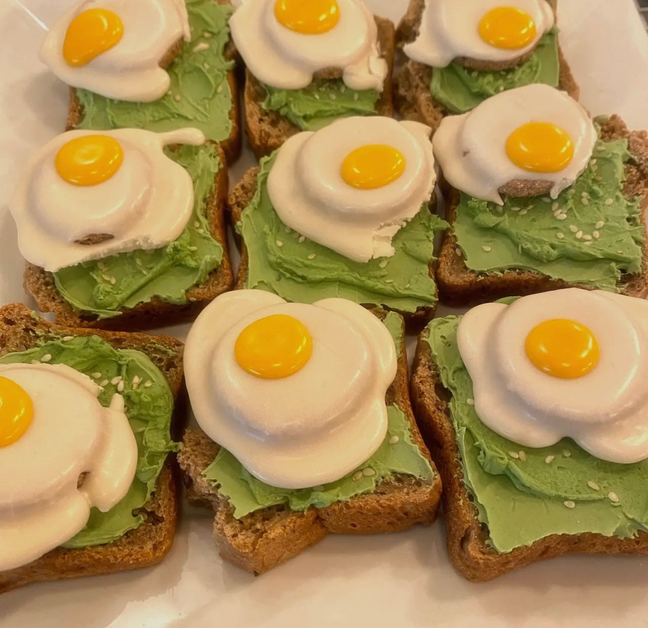 "Avocado" Toast w/ "Fried Egg"