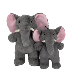 🐘💗 Savannah the Elephant Plush Dog Toy