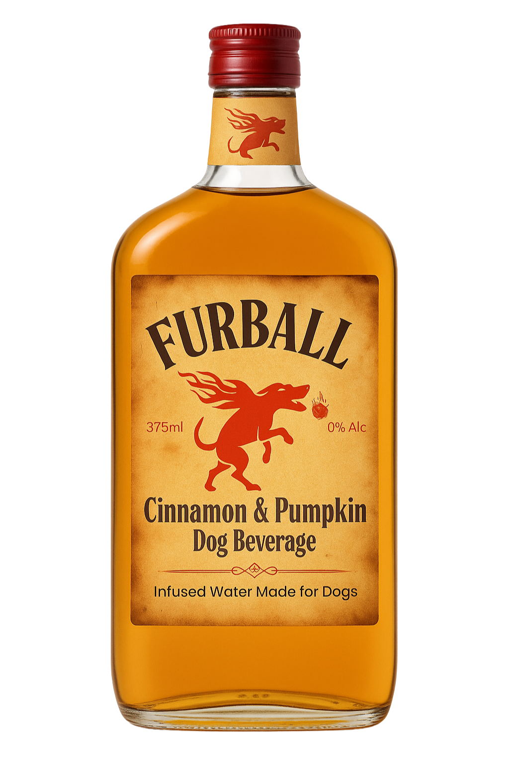 Furball Dog Whiskey Minis 100ml | Pumpkin
