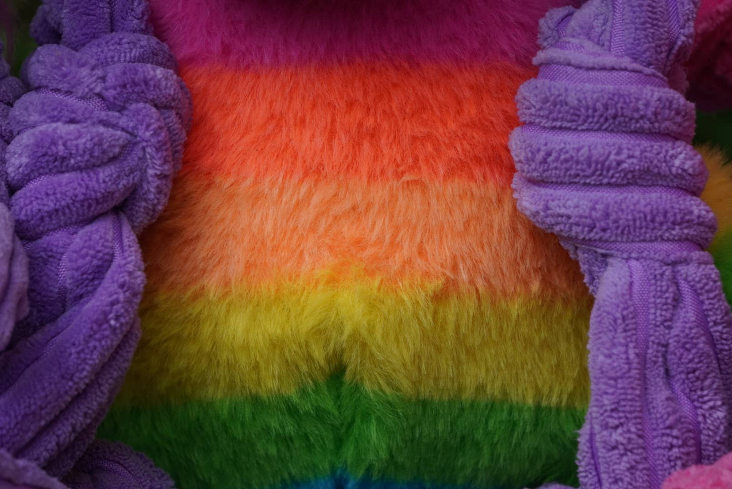 🌈🦄Rainbow Pride Unicorn Knottie® Plush Dog Toy