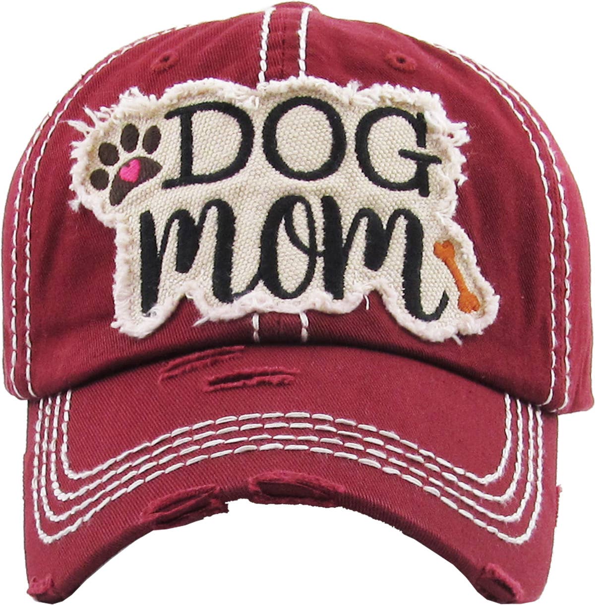 🐕💕🧢DOG MOM WASHED VINTAGE BALLCAP