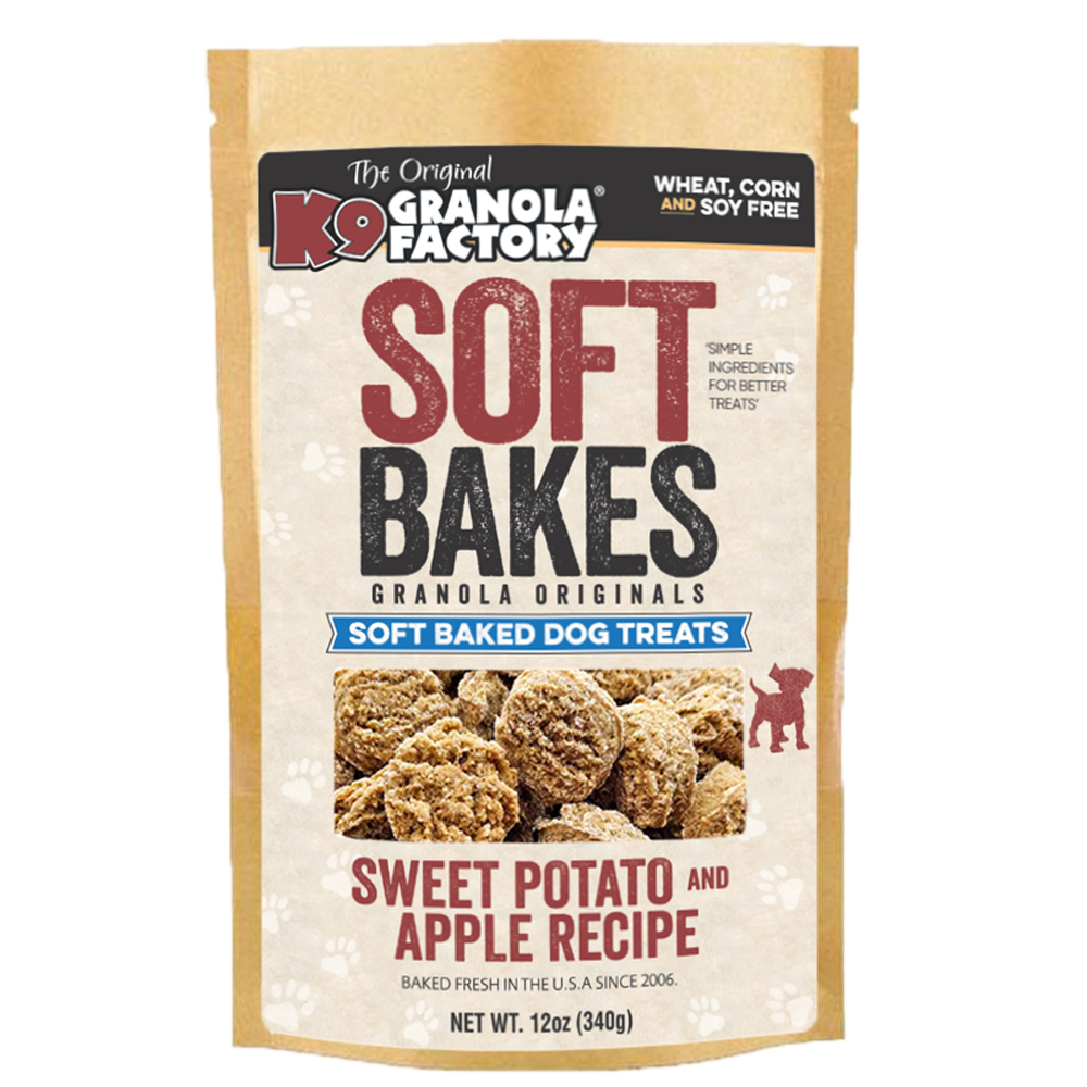 🍠🍎 Sweet Potato & Apple Soft Bakes for Dogs | Soft & Chewy Gourmet Treats 🐾