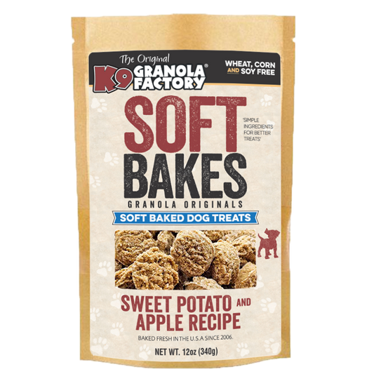 🍠🍎 Sweet Potato & Apple Soft Bakes for Dogs | Soft & Chewy Gourmet Treats 🐾