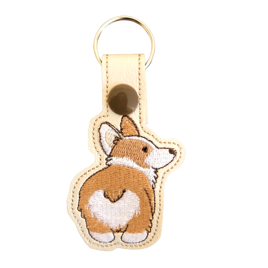 Corgi Butt Key Fob