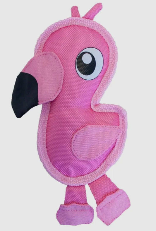 Outward Hound Invincibles Dog Toy Fire Biterz Flamingo