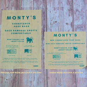 Compostable Cornstarch Poop Bags