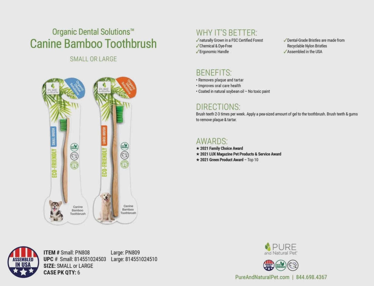 Bamboo Toothbrush - Organic Dental Solutions®