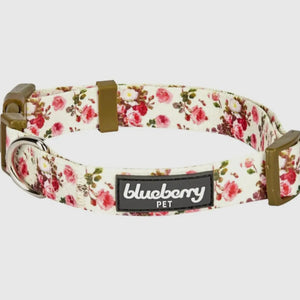 Spring Floral Pattern Light-Weighted Adjustable Dog Collar