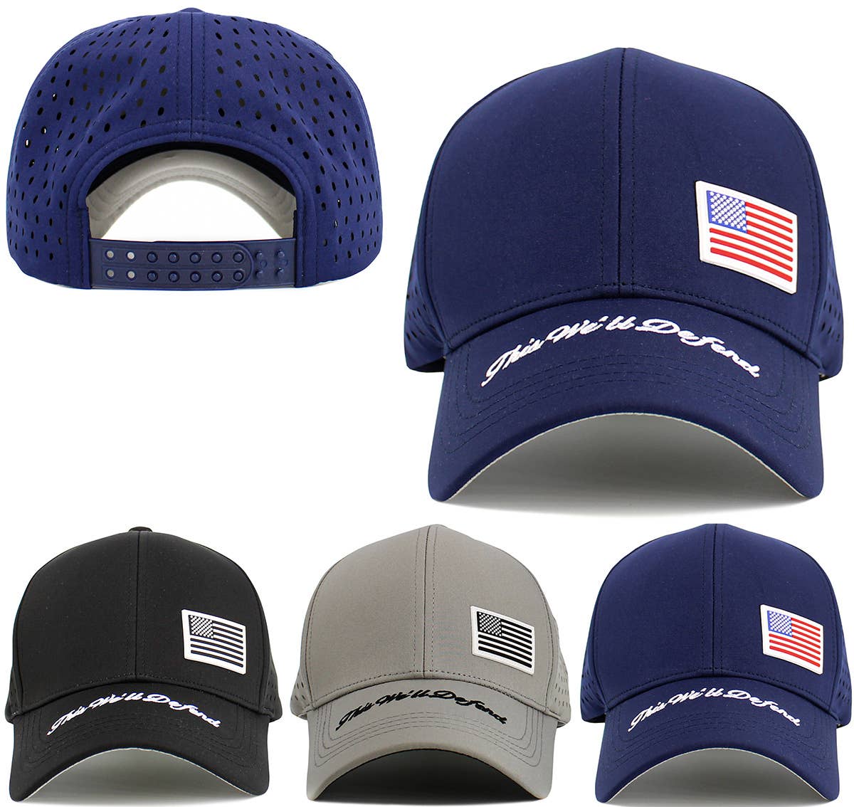 🦅🧢Flag Defend Vintage Ballcap