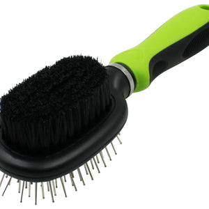 Pet Life ® Flex Series 2-in-1 Dual-Sided Pin & Grooming Pet