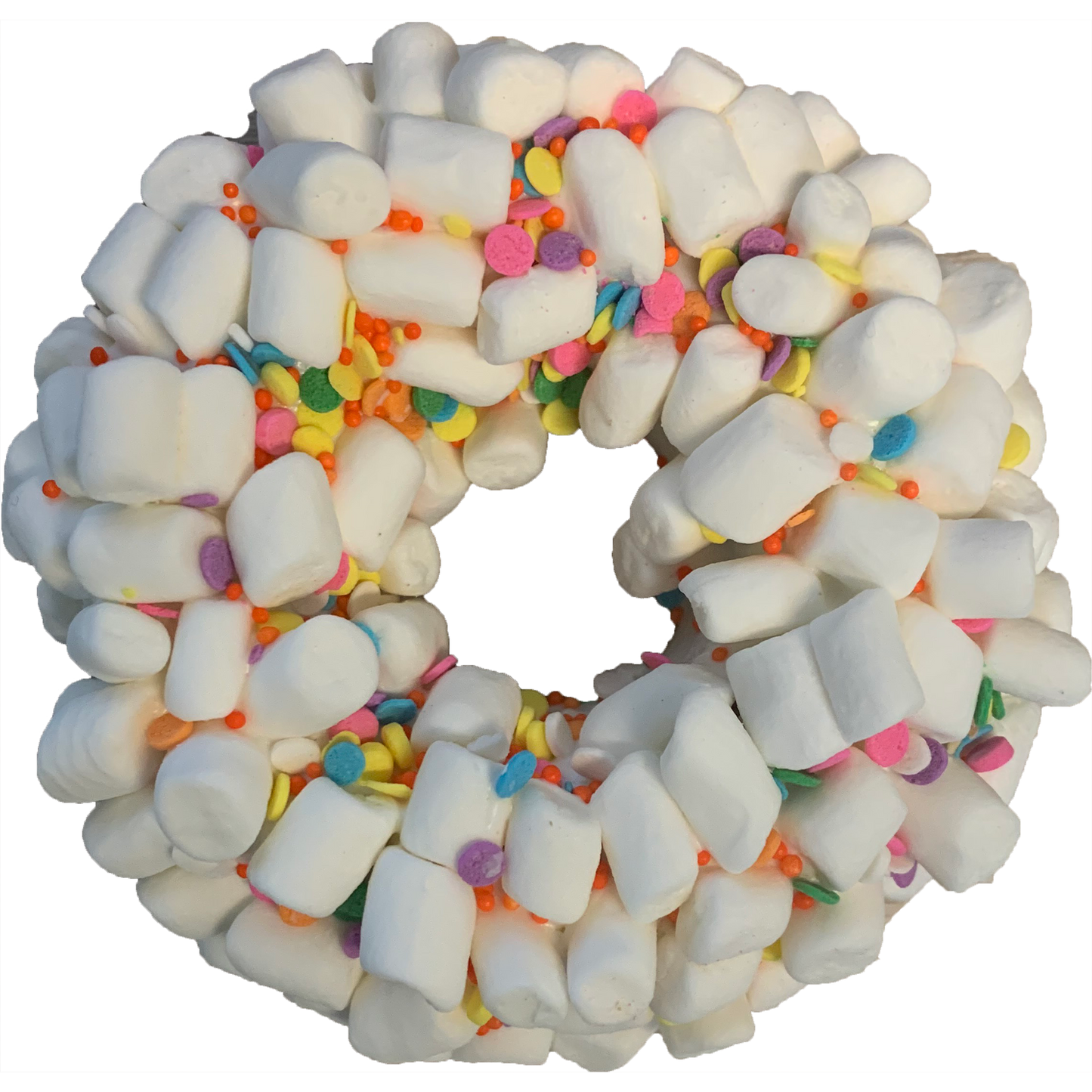 🌸🐰 Gourmet Donut – Spring/Summer Marshmallow Candy Crunch Dog Treat