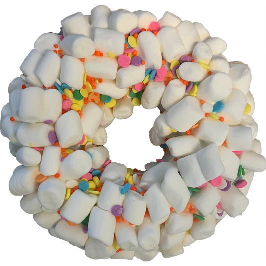 Gourmet Donut,  SPRING/SUMMER Marshmallow Candy Crunch Donut Dog Treat