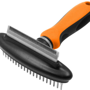 Pet Life ® Flex Series 2-in-1 Dual-Sided Grooming Pet Rake