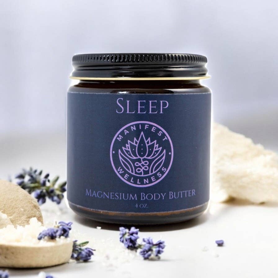 🌿🌙 Magnesium Sleep Butter, made with Organic Ingredients