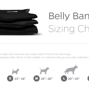 Washable Dog Belly Bands