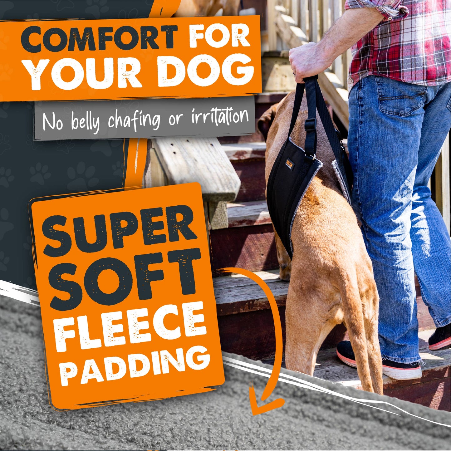 🐕 Dog Lifting Harness – Support Sling for Mobility, Recovery & Senior Dogs 🐾✨