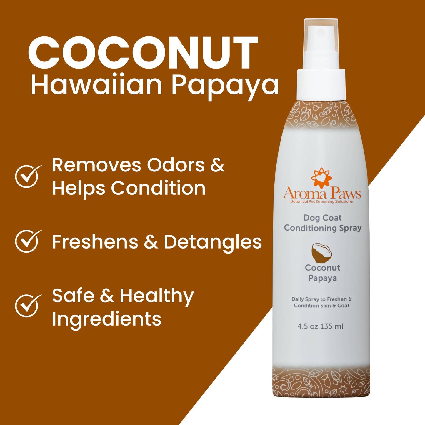 🐾Coconut Papaya Dog Coat Spray 4.5oz