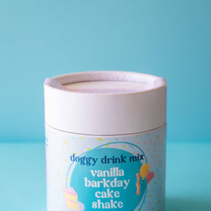 Vanilla Barkday Cake Shake - Dog Drink & Latte Mix for Dogs