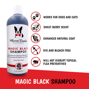 Magic Black Brightening Dog Shampoo